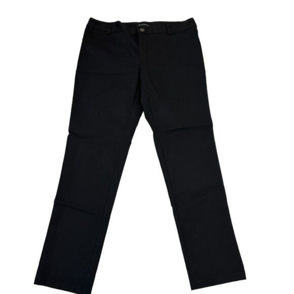 INC International Concepts Women SZ 12 Black Slim Leg Business Casual Dress Pant - Picture 8 of 10